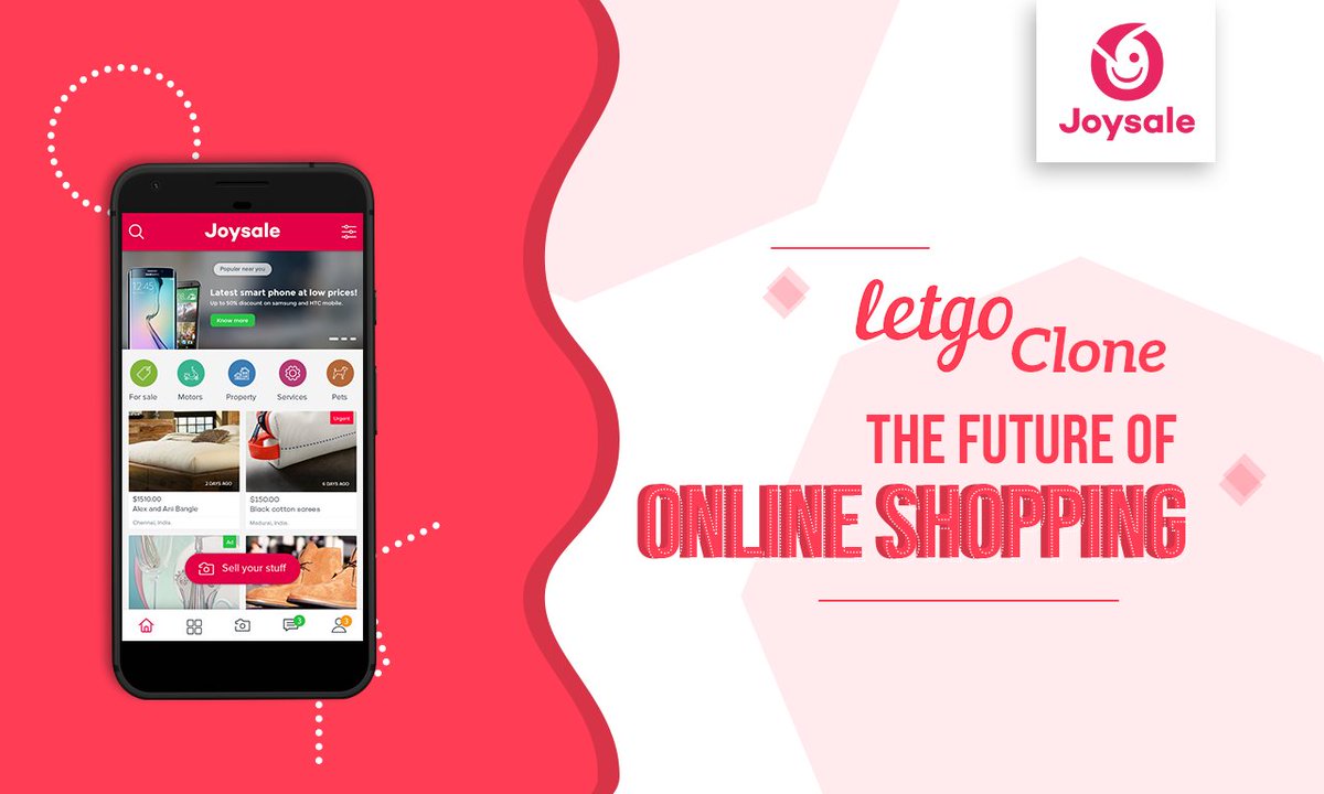 tanvyperg's tweet image. Letgo App is a clone to make your website in time and serve your customers. Joysale provides a #LetgoClone and #ClassifiedsScript, creating a marketplace where you can find buy and sell items.

For more details, please visit: buff.ly/2yB5xYB