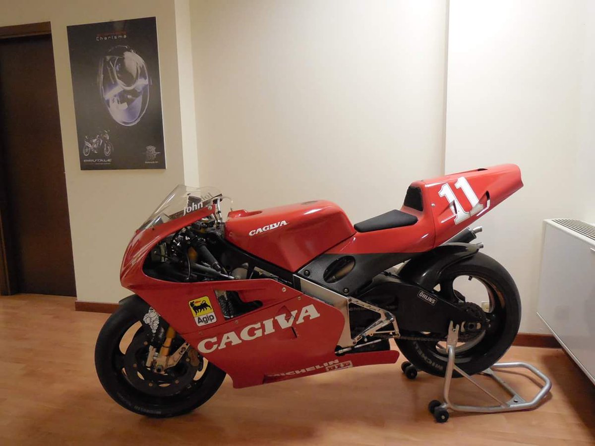 We are back to trumpeting! 🐘🏁🐘🏁🐘🏁 #Cagiva #C594 #JohnKocinski #CagivaMotor #ElephantsAreBack #CagivaIsBack #LaMotoItaliana