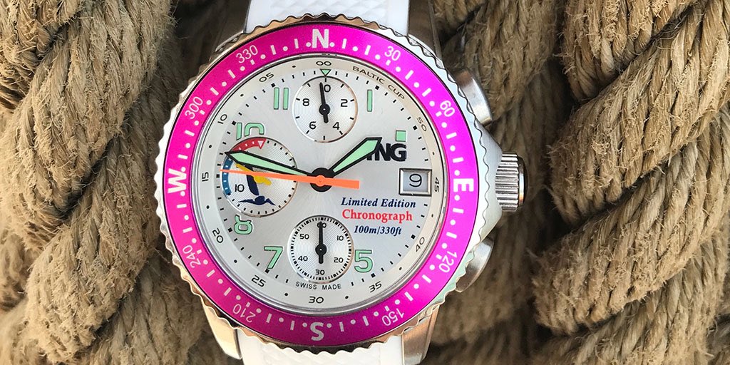 Pink isn’t just a color
it’s an attitude! The Baltic Cup Lady Official TNG Lendy Cowes Week Limited Edition with pink topring is now available to order online!
tngwatches.com

#TNGwatches #lendycowesweek #limitededition #pink #nauticalwatch #cowesweek