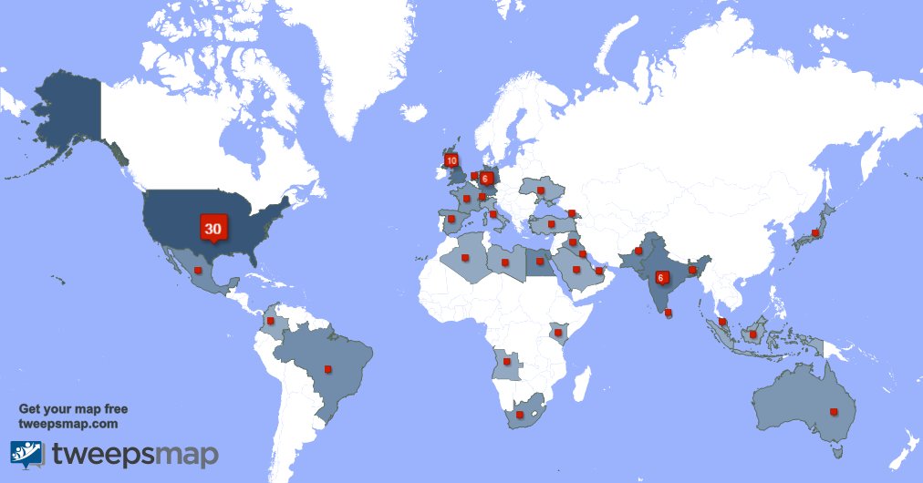 Special thank you to my 7 new followers from USA, and more last week. tweepsmap.com/!stephmax1004 .