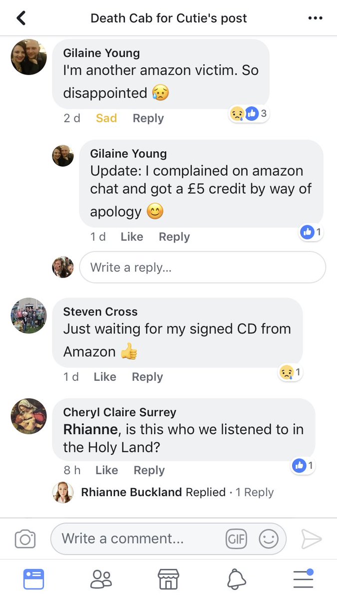 Seems like some <a href="/AmazonUK/">Amazon.co.uk</a> <a href="/AmazonHelp/">Amazon Help</a> customers are treated better than others for the same <a href="/dcfc/">Death Cab for Cutie</a> issue