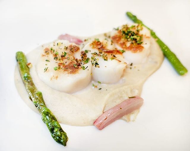 I think I'm going to recreate these Pan Seared Scallops that we enjoyed in our <a href="/vikingcruises/">Viking</a> of the #Bordeaux region.
The sunchoke mousseline was a delicious complement to the scallops.
.
#myvikingstory #scallops #traveling #cruisefood #platedpics #shel… ift.tt/2L3Q18h