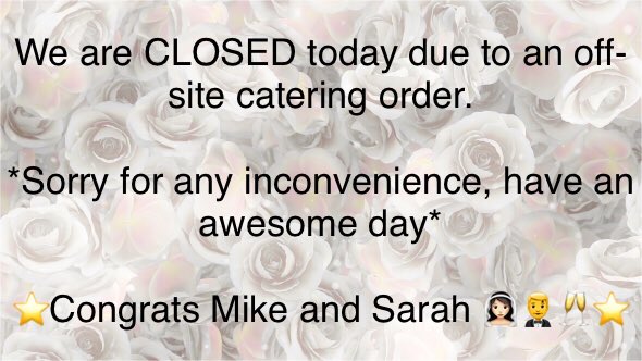 BigWolfsDS's tweet photo. #BigWolfs #EveryonesFavourite #WeCater #WeCaterWeddings #MidNightSnack #CongratulationMikeandSarah #BestSmokedMeat #BestCornedBeef #BestSandwichShop #Oakville #Burlington #Milton #Mississauga #CateringtheGTA #GetYourGrubOn #FoodLoversDream #FreshEverything #TreatYourself https://t.co/ihUxGL0iyL