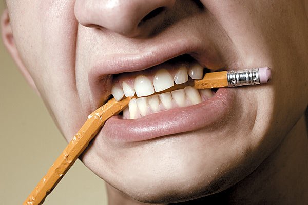 Fact on Twitter: "Biting on a pencil can help cure a headache." / Twitter