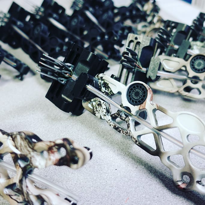 AxionArchery's tweet photo. GLX SIGHTS GETTING BUILT UP. https://t.co/nMz0ILmKC1