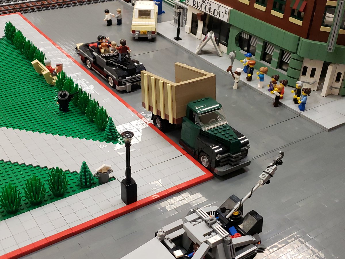 BacktotheFuture's tweet photo. Come check out this impressive @LEGO_Group Hill Valley town square and McFly house this weekend located in the @BacktotheFuture booth at the @DeLoreanShow in St. Charles, IL! https://t.co/i9zkJbXBGE https://t.co/uJaS9iV2z9