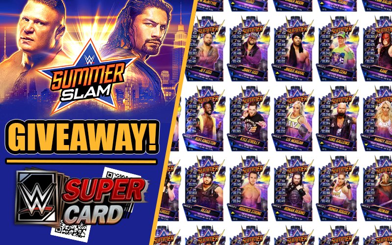 TheSDHotel's tweet photo. #WWESuperCard GIVEAWAY! 🔥

Thanks to 2K &amp; @WWESuperCard we received 2 QR CODES for the New SummerSlam '18 Cards to give away!

RULES to enter:
• RT this Tweet
• Reply with the hashtag #FreeCodeSDH

You have UNTIL MONDAY, August 20! The 2 Winners will be selected at random. https://t.co/pWW9ED6hEu