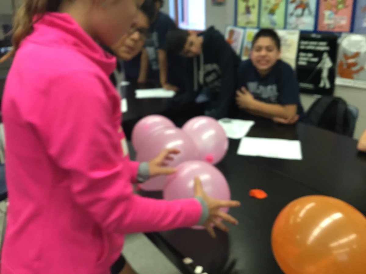 4th hour balloon build <a href="/WRidgeMS/">Westridge MS</a>  #powerofwe #teampuma