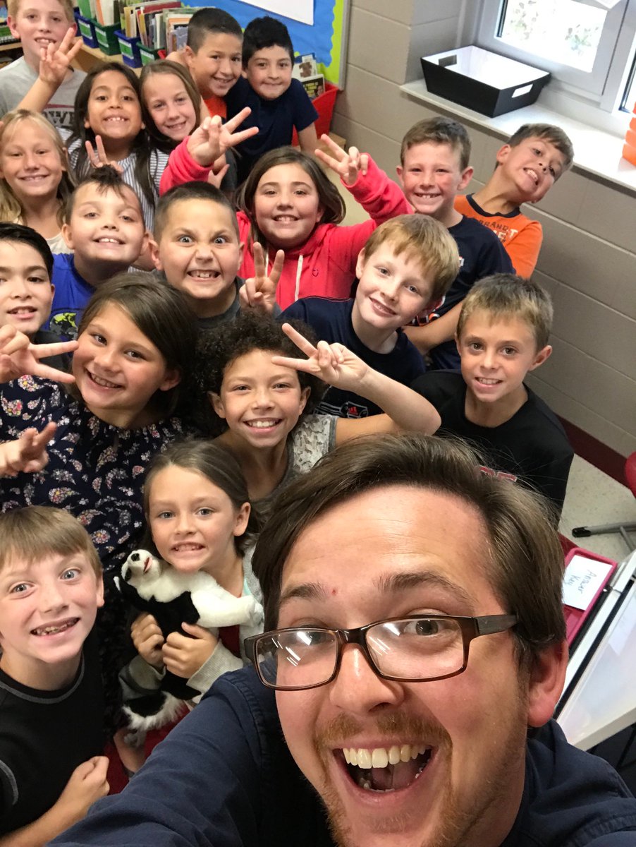 MrTrentonPorter's tweet photo. One week down! Excited to spend the year with this awesome class! (My students helped me with this post!) #wcs180gratitude #madisoncardinals #bestschoolever #awesomepeople #Madisonrules #likebelow #kidsloveit #greatestclassever https://t.co/bid0UuMPDw