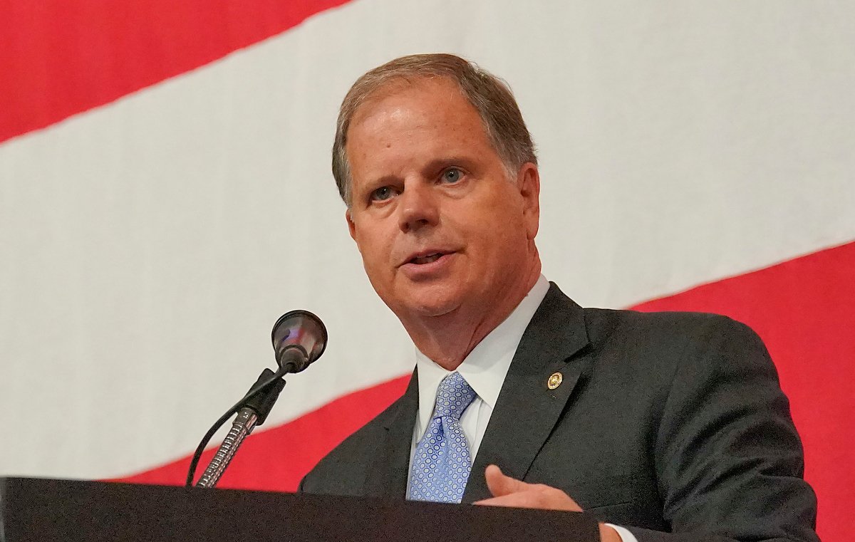 BobGathany's tweet photo. @DougJones U.S. Senator Doug Jones speaks at Huntsville Madison County Washington Update Luncheon today - https://t.co/pXVVRdTB0I https://t.co/i0ibXYbUQB