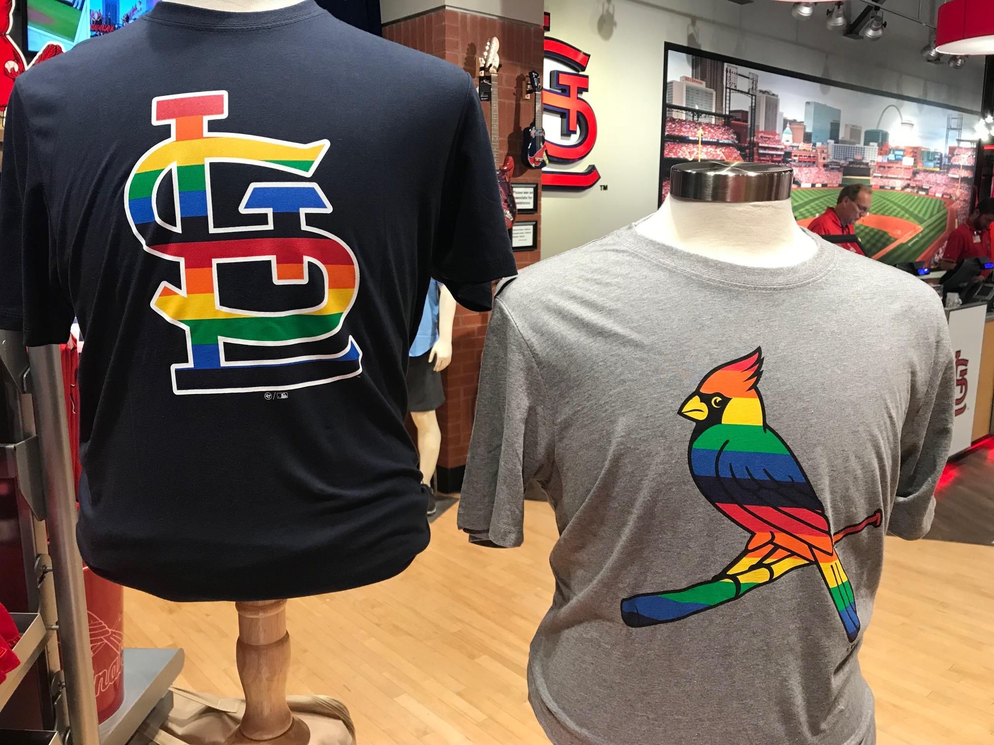 stl cardinals pride shirt