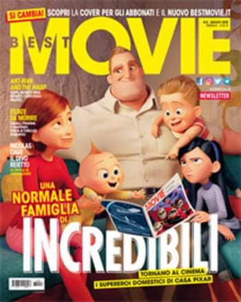 SupereroiM's tweet photo. #GliIncredibili2: #BestMovie dedica la #copertina del #mese di #Agosto al #film d'#animazione che uscirà al #cinema in #Italia il 19 #settembre. La #famiglia di #supereroi più famosa della #commedia #animata. Prodotto da #Disney #Pixar.
#SupereroiMagazine https://t.co/LJNujjpJYT