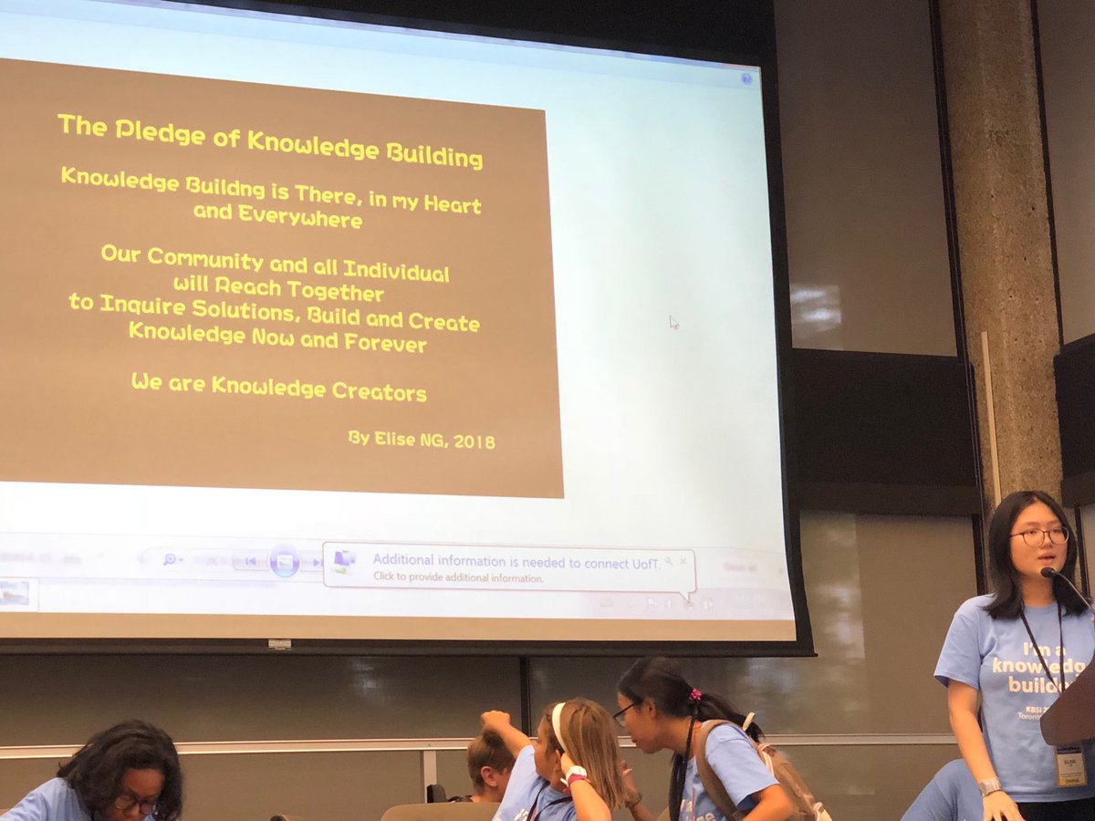 sandymc's tweet photo. Student from China closes KBSI with an impromptu passionate and inspiring plea for collaboration, communities, and knowledge creation for a better society. #kbsi2018 #upei21c18 https://t.co/93nDb1mJnH