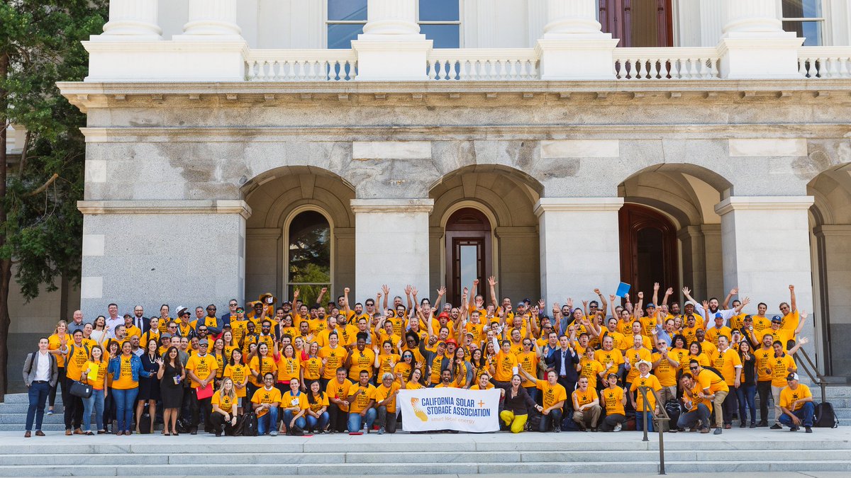 We are proud to support bill SB 700 (<a href="/Scott_Wiener/">Senator Scott Wiener</a> )! This bill will extend incentives for energy storage and just cleared Assembly Appropriations. We participated in <a href="/CALSSA_org/">California Solar & Storage Association</a> #LobbyDay2018 with 200+ others to spread the importance of #SolarEnergy. 🌞☀️ #SolarAtTheCapitol