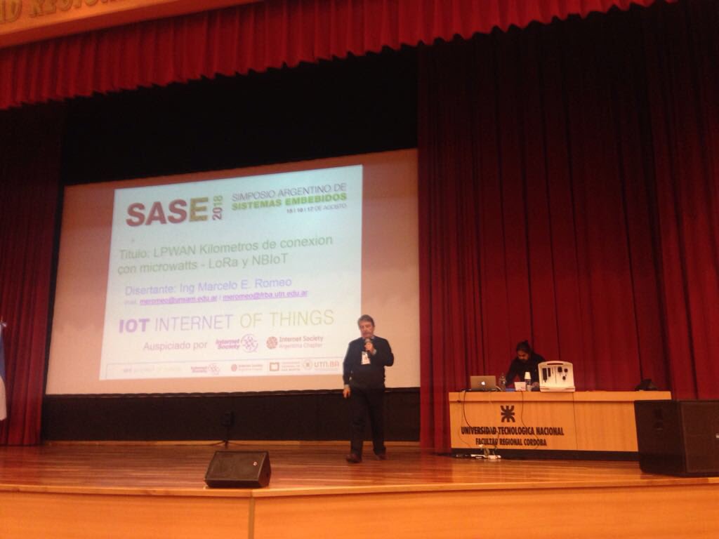 semak_sa's tweet photo. Gracias a todos los que estuvieron presentes en #sase2018 en la charla de #LPWA #Lorawan y #NBiot que presentamos en Córdoba junto a @SierraWireless @MultiTechSys @Taoglas https://t.co/H9gCaxHZhD