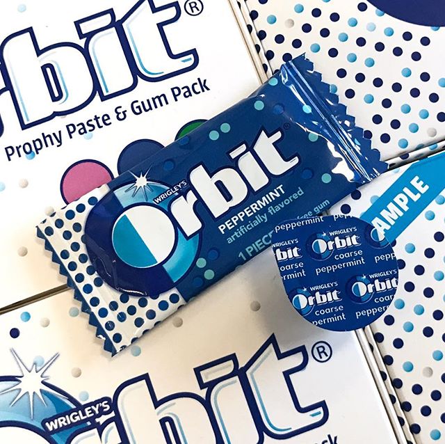 Young_Dental's tweet photo. Orbit Prophy Paste and Gum Packs are the only product on the market to combine a single dose cup of prophy paste with a piece of sugar free gum! Not only does the paste come in signature flavors your patients will love, the formula is one you’ll love using 🙌 #prophy #prophypaste https://t.co/nG7lGqPm81