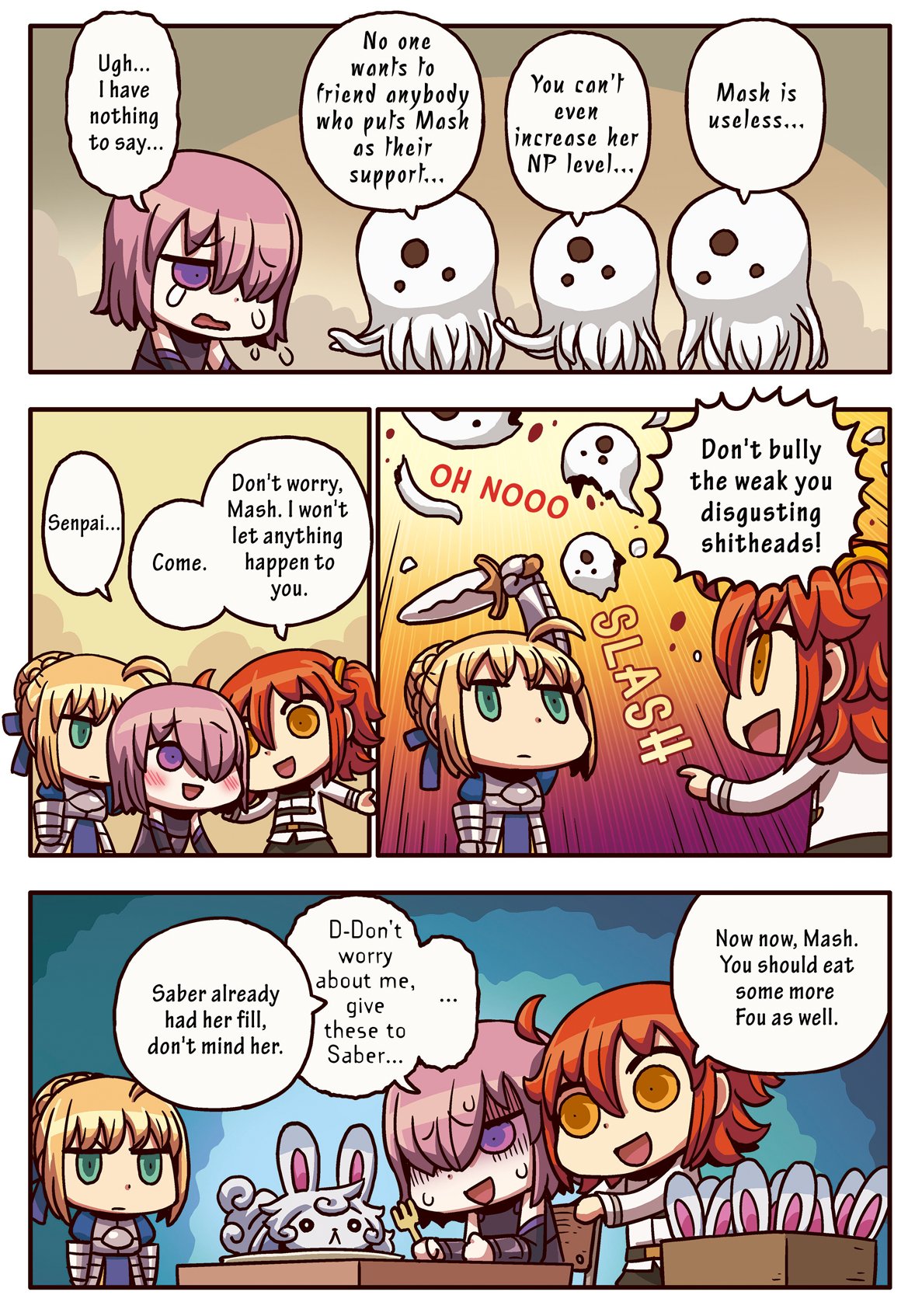 Fate/Grand Order USA on Twitter "Eat more Fou... It's "More Learning