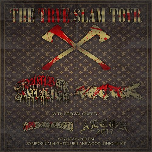 SymposiumCLE's tweet photo. Tonight! THE TRVE SLAM TOUR f/ Chamber of Malice | Short Fuse 5/9 | Alcon | Cold Concrete / Drs 7pm / $5 https://t.co/Z7u3wFwsoi