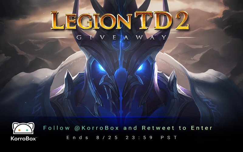 wowbaolam's tweet photo. Thank you for your support! To celebrate the #KorroBox store launch, we're giving away a free copy of Legion TD 2! 🛡️🛡️🛡️

To enter:
🔸Follow @KorroBox
🔸Retweet this post

The giveaway ends 8/25 at 11:59PM PST!

#giveaway #ethereum #eth #games #crypto #blockchain https://t.co/zQ5ifrQ32z