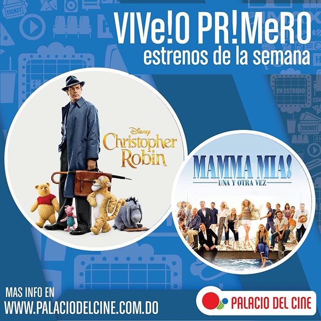 ¡Vive los estrenos de la semana hoy viernes! 🎬🎬 ¿Qué película quieres ver? Consulta los horarios en nuestra página web palaciodelcine.com.do #víveloenpalaciodelcine