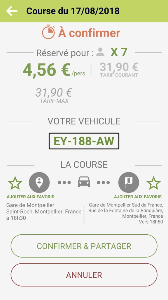 ValeriePaduano's tweet photo. Usagers de la nouvelle gare TGV sud de France de #Montpellier avez-vous téléchargé @MOOV_FR  l’application de #covoyage ? réservez votre MOOV pour rejoindre la #gare Saint Roch ou la ville à moindre coût et partagez votre course avec d autres voyageurs -exemple de tarifs #moov34 https://t.co/xI3OI7Ksw1