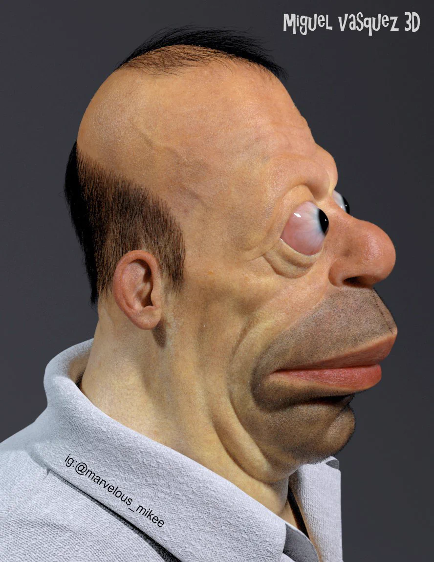 アニメで良かったｗ3DCGで再現したシンプソンズが恐ろしいｗｗｗ