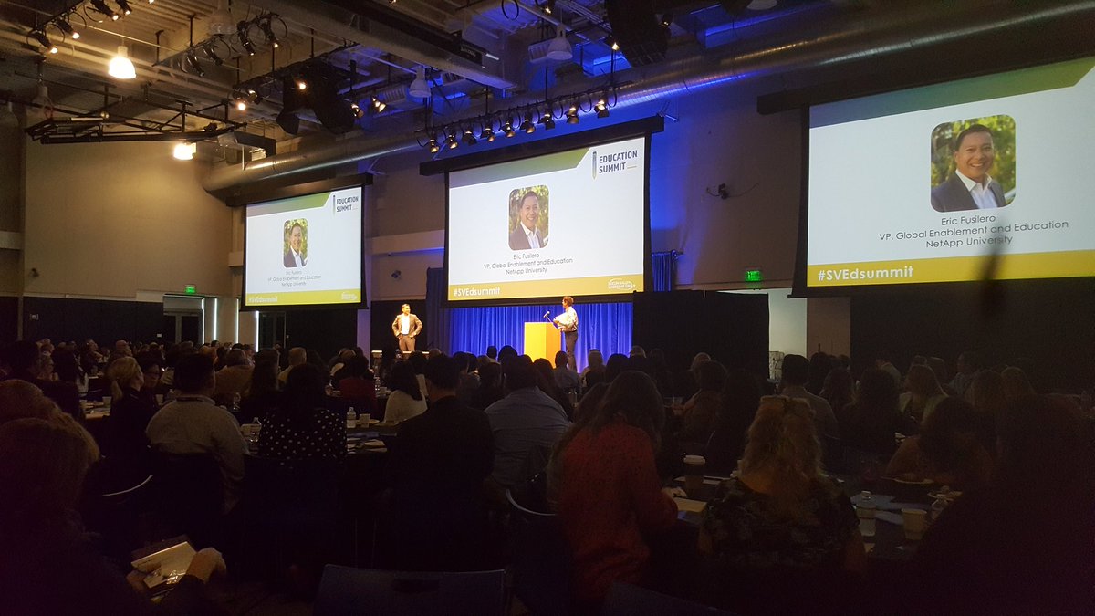 mercedes_adams's tweet image. Thank you @fusilero for the warm @NetAppU welcome to our #SVEdSummit guests! Let&apos;s collaborate to build future #DataVisionaries! @SVLG_Ed @SVLeadershipGrp