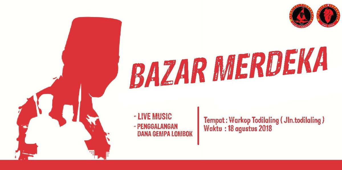 MIsezionePolman's tweet image. Ayo datang ramaikan BAZAR MERDEKA dan di rangkaikan dengan penggalangan dana GEMPA LOMBOK 
#milanistiindonesia 
#misezpolman 
#RossoneriIndonesia #PrayForLombok 
@MilanistiOrId @MilanistiMajene @MI_Mamuju