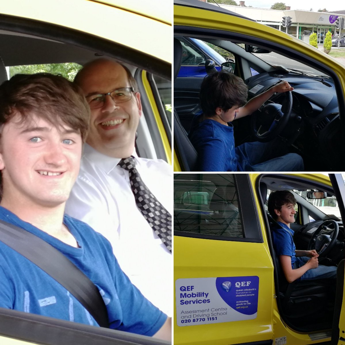 graham_race's tweet photo. Feel lucky to know such helpful and knowledgeable people @QEF1 to work through a solution thar enables Julian to drive 👍 https://t.co/jdjTpEyBZI