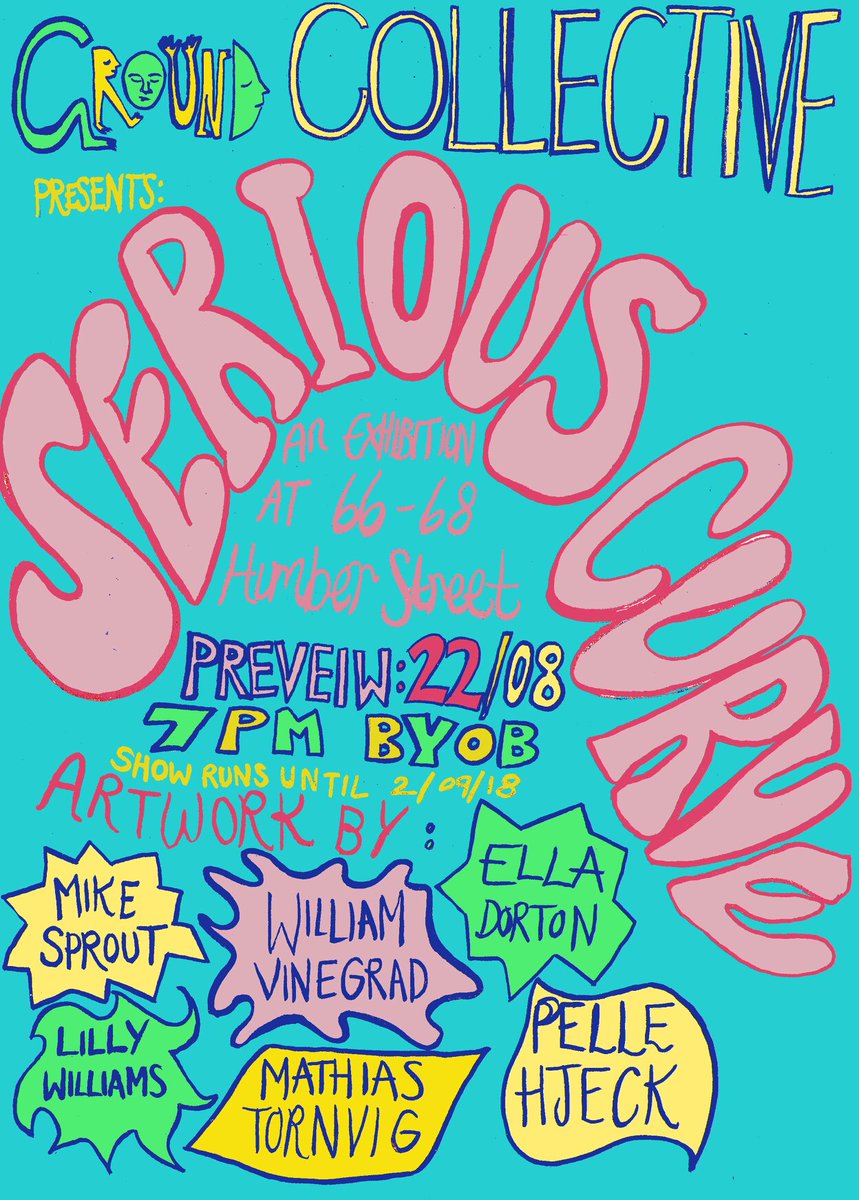 GroundGallery's tweet image. We're doing an exhibition! But it not at Ground! #humberstreet #seriouscurve