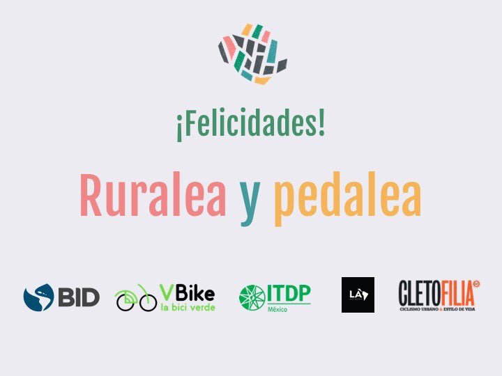 ITDPmx's tweet photo. Felices de ser parte de esta iniciativa, gran trabajo del equipo organizador. Un reconocimiento a los tres equipos finalistas y en especial al equipo ganador “Ruralea y Pedalea”. 

💥Ciudades Hechas a Mano💥

👋🏼🚲🏗 https://t.co/KWlw9VKSvE