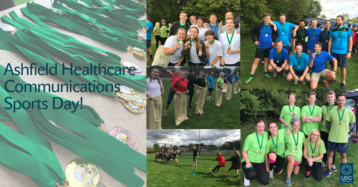 AshfieldHealth's tweet photo. Well done to everyone who took part in our staff Sports Day yesterday with a variety of games, races plus BBQ and an Ice-cream van! Congratulations to the Blue team for winning! And a thank you to @DWFitnessFirst for helping organise a great day! Read more https://t.co/Qow0IEfmHW https://t.co/783IFCdbnD
