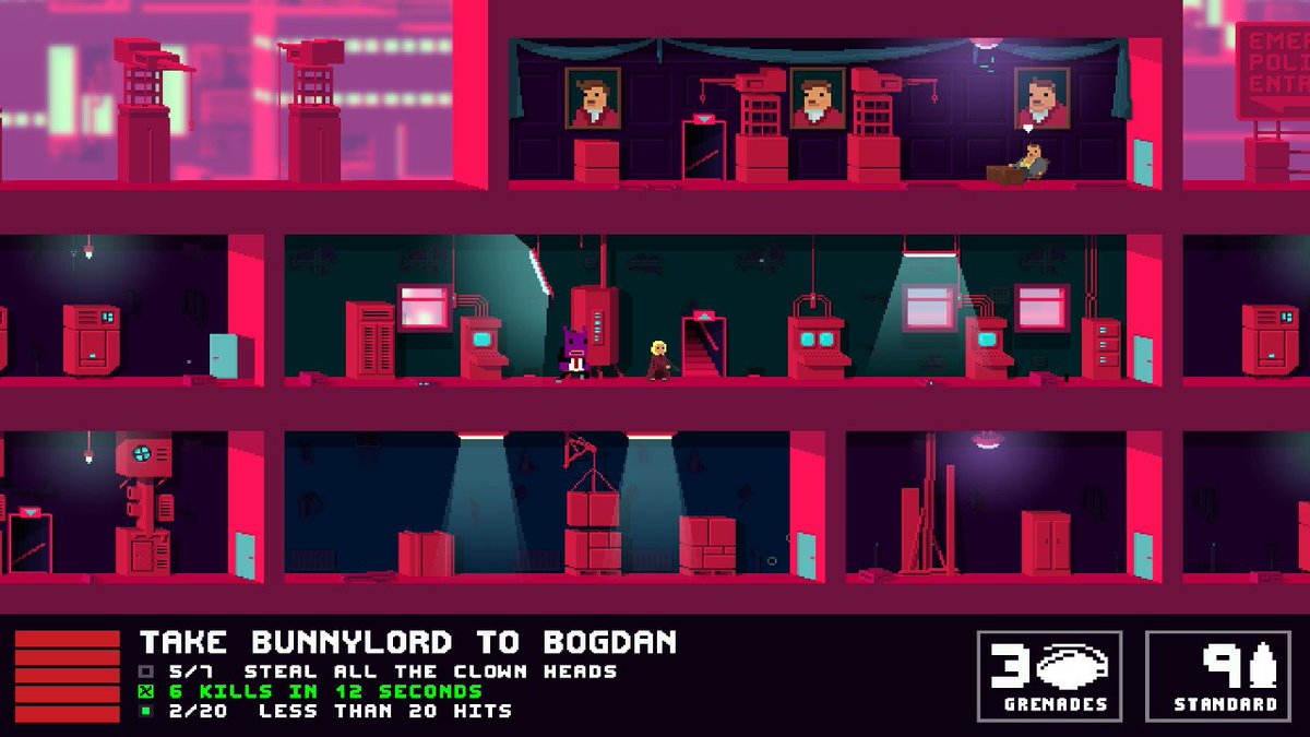 Missions are set in multi-leveled city buildings.
