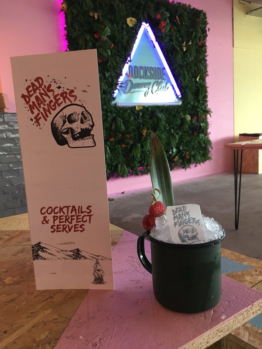 Cocktails and perfect severs <a href="/DocksideDClub/">Dockside Dining Club</a> with <a href="/deadmansfingers/">Dead Man's Fingers</a> #rum #cocktails #liverpool
