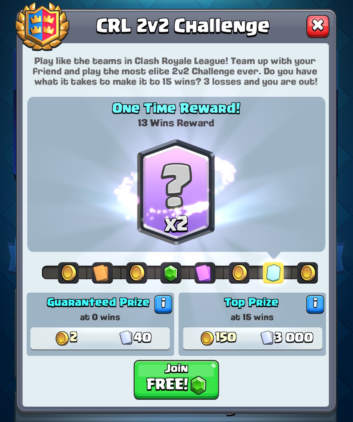What is the new 2v2 Challenge in Clash Royale?