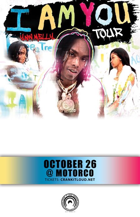 ON SALE NOW! The I AM YOU Tour with YNW Melly &amp; special guests at #Motorco Friday, October 26th presented by Crank It Loud
<a href="/YNWMelly/">Melvin & Melly 2 Face 🌗</a> <a href="/CILBooking/">Crank It Loud</a> #HipHop #IAmYou
motorcomusic.com/event/1750035