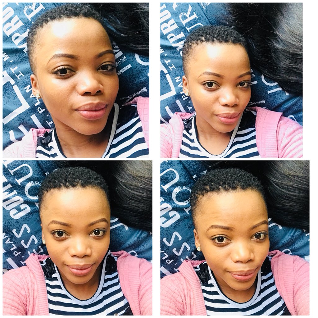 Thandaai's tweet photo. @Lalla_Hirayama fresh start...would love to be a part of the challenge to grow my hair again. https://t.co/qGcxTVbbw9