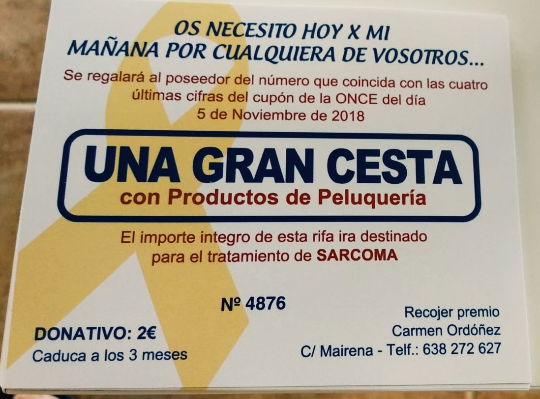 1939AMARGURA's tweet photo. 🤗 Gracias por la difusión, pero que no quede solo ahí. Necesitamos de tu colaboración 🙏🏼
Hablale vía WhatsApp📲 a cualquiera de estos dos número y pide tu papeleta (Donativo 2€)
➡️ 617706466 (Pedro)
➡️ 619096260 (Enrique)
¡El poco de todos es mucho para ella, colabora! 🤝 https://t.co/2GQ2yEC2O3
