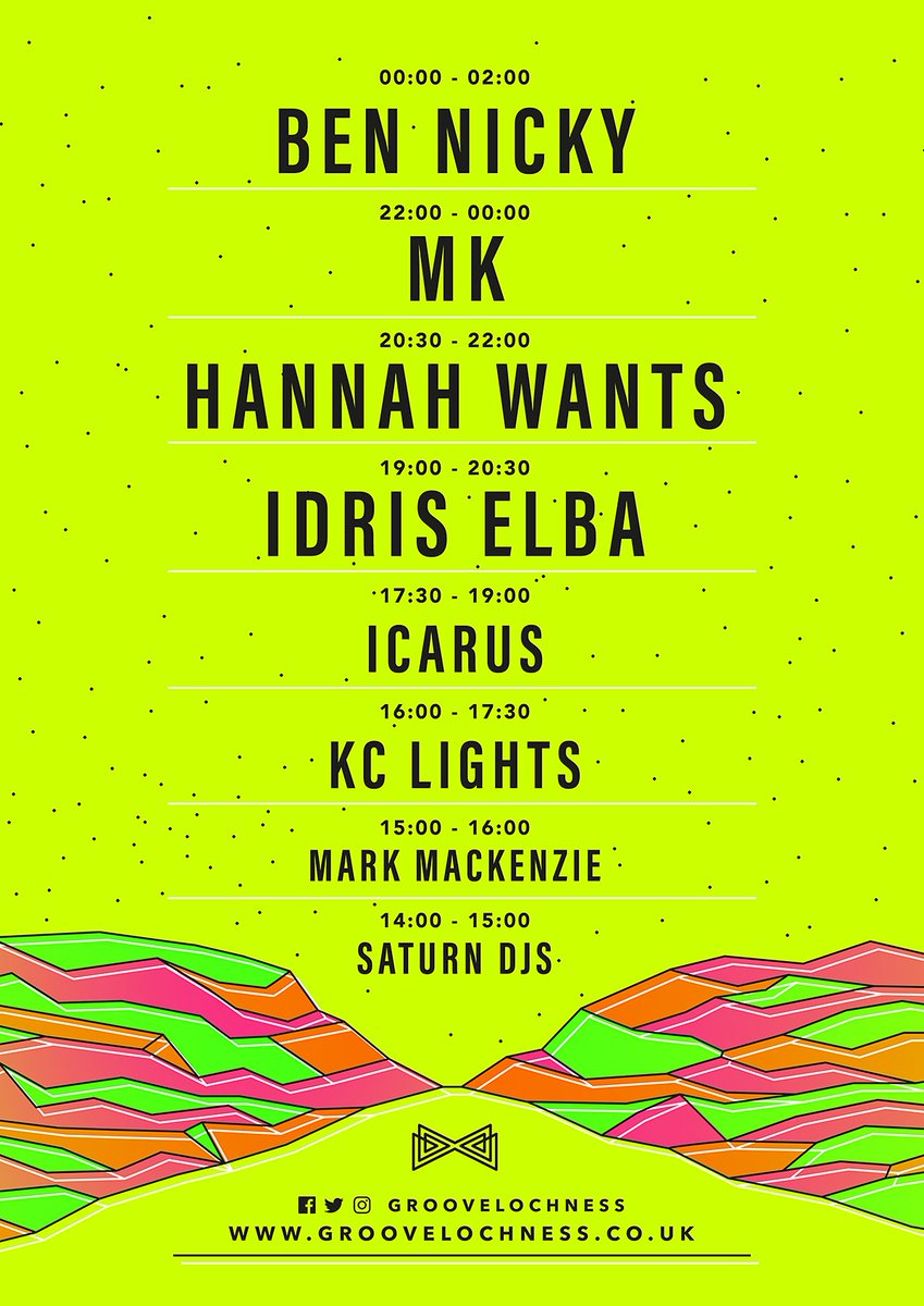 💫💫 GROOVE TIMINGS!💫💫

Gates 2pm, see you all tomorrow! 

Still time to secure your tickets: bit.ly/2i4bcOm