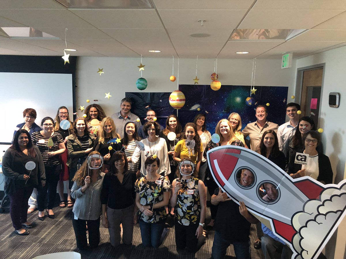 ca_agile's tweet photo. Teamwork makes the dream work! Our Marketing team gathered in Boulder, CO this week for an "out of this world" Big Room Planning meeting. To #CAWORLD and beyond! #LifeAtCA https://t.co/ap0iOET0cx