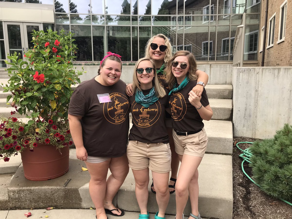 Ran into some of our great BW Week of Welcome leaders. They say the freshmen class is outstanding!