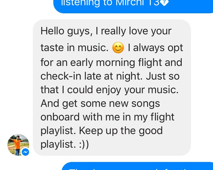 mirchi_t3's tweet photo. When appreciation comes in the most sweetest way😊 #MirchiT3 says a “badawaala” thanks to @krdhiresh910 https://t.co/rUzgWZAKq8