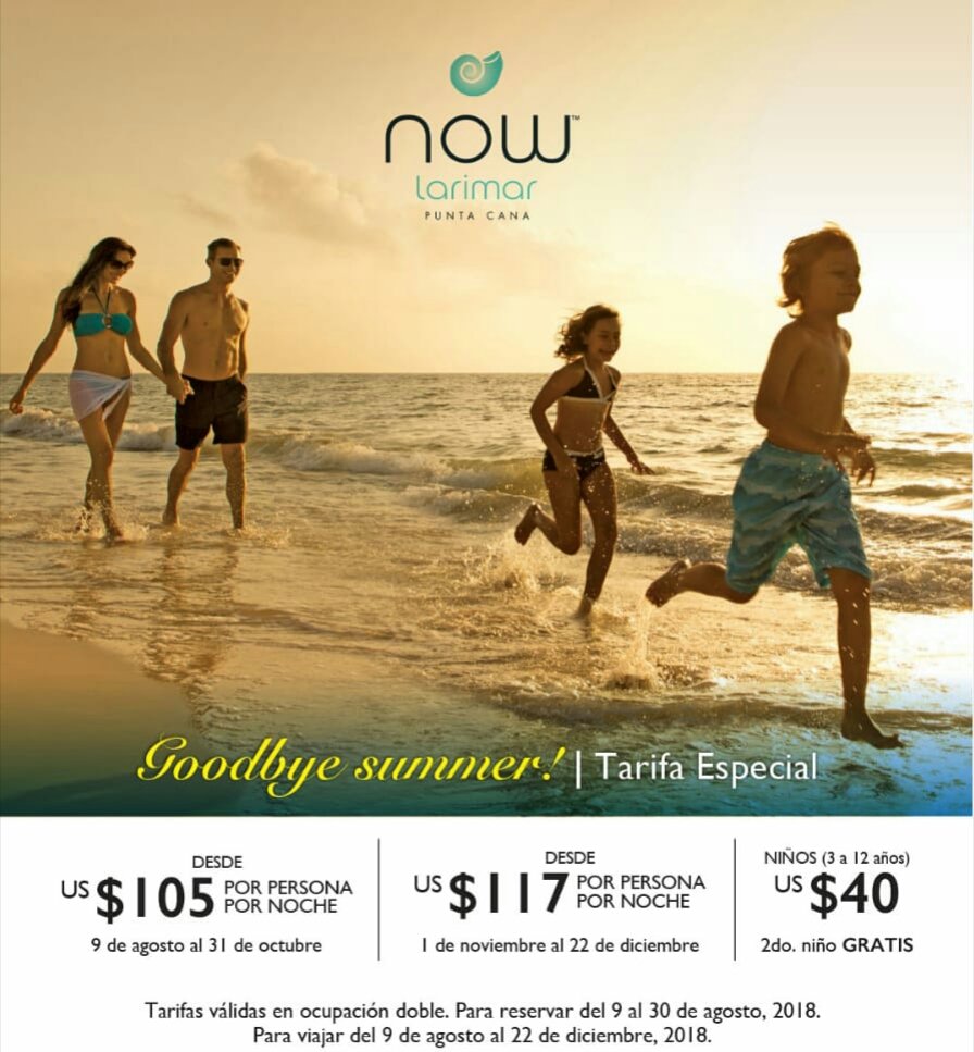 MadeTourstravel's tweet photo. Una oferta que no puedes dejar pasar, Hotel Now Larimar #Siemprepensandoenti https://t.co/BHm6fQM6xM