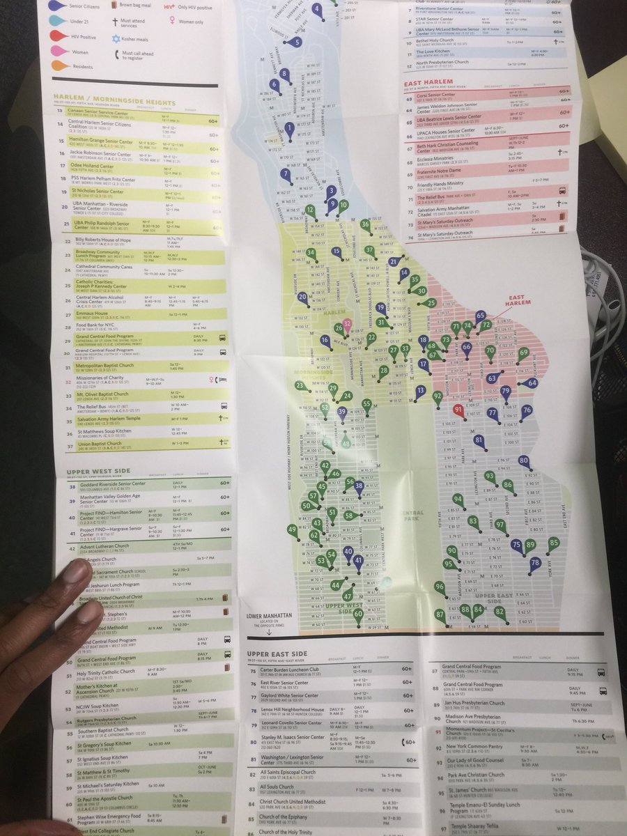 DesRaww's tweet image. PLEASE RETWEET
My job offers free showers, haircuts, and hot meals to anyone in need. There’s Also a map that shows free meals in Manhattan!!