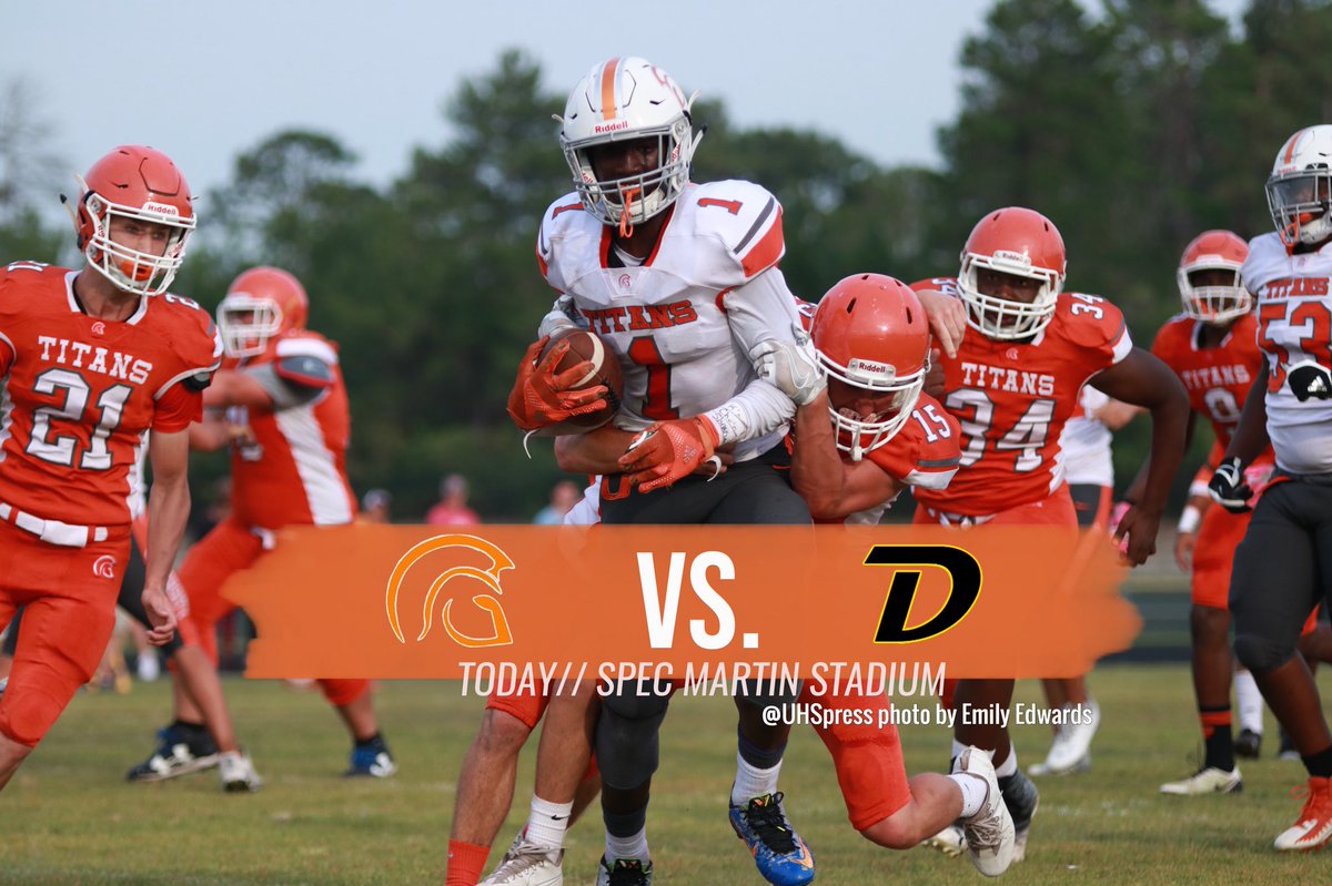 Titan football takes on the DeLand Bulldogs for their preseason game. Come out and support them tonight at 7pm.