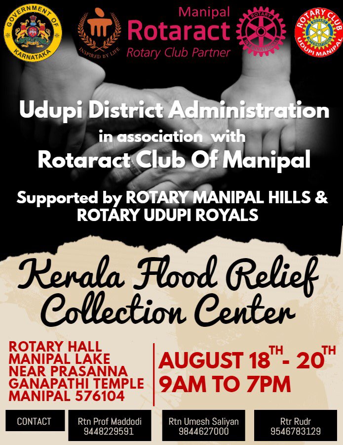Anish Warrier, PhD (@warrieranish) on Twitter photo Please donate in large numbers (bedsheets, sleeping mats, clothes, groceries, toiletries, stationary items, medicines etc.) #NOCASH #KeralaFloodReliefs #KeralaRescue <a href="/bsmaddodi/">@MADDODI</a> <a href="/MAHEGeology/">MSc Geology@MAHE</a> <a href="/MAHE_climate/">Centre for Climate Studies</a> <a href="/ManipalUni/">Manipal Uni</a> <a href="/sardesairajdeep/">Rajdeep Sardesai</a> Please donate in large numbers (bedsheets, sleeping mats, clothes, groceries, toiletries, stationary items, medicines etc.) #NOCASH #KeralaFloodReliefs #KeralaRescue <a href="/bsmaddodi/">@MADDODI</a> <a href="/MAHEGeology/">MSc Geology@MAHE</a> <a href="/MAHE_climate/">Centre for Climate Studies</a> <a href="/ManipalUni/">Manipal Uni</a> <a href="/sardesairajdeep/">Rajdeep Sardesai</a>