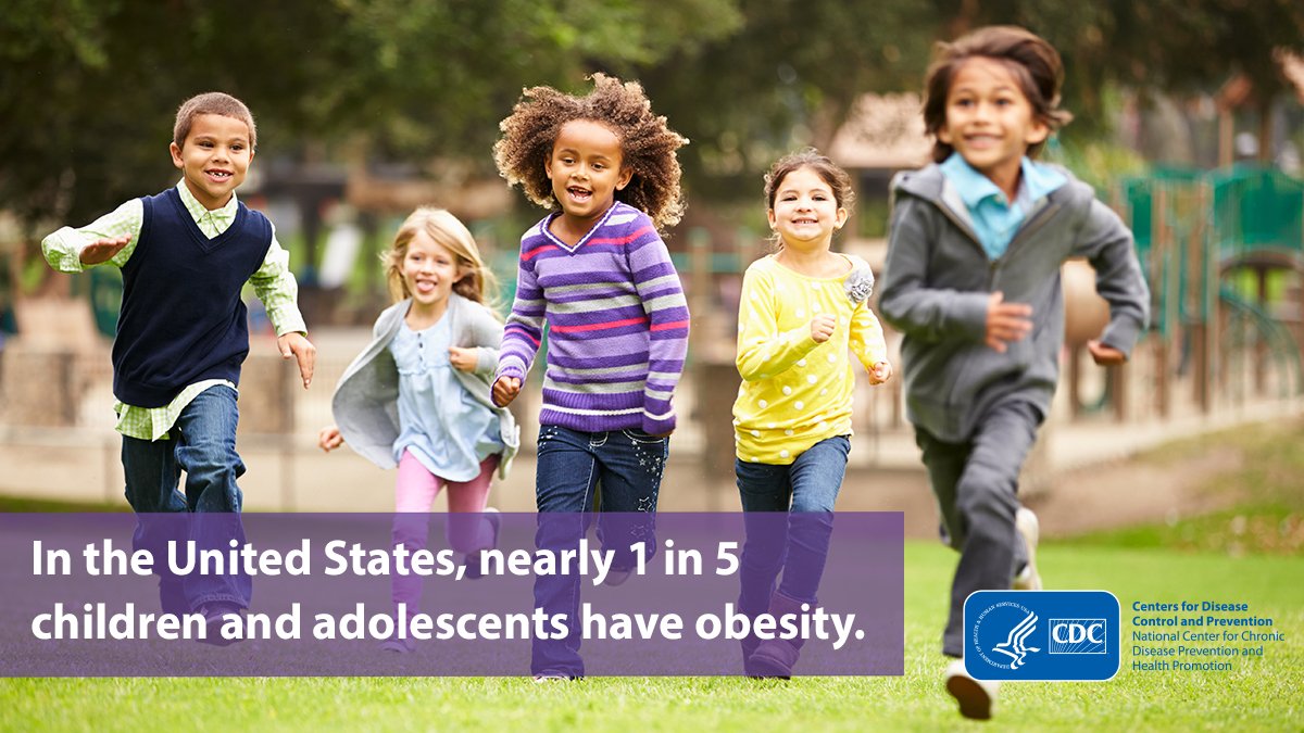 CDCgov's tweet photo. Childhood #obesity is a serious problem in the US. Promoting better nutrition and increased physical activity in Early Care &amp; Education facilities can help children develop healthy habits. Watch #CDCGrandRounds, live on Facebook August 21 at 1 pm ET. https://t.co/fmZzhpBsqM https://t.co/23y1nOysyM