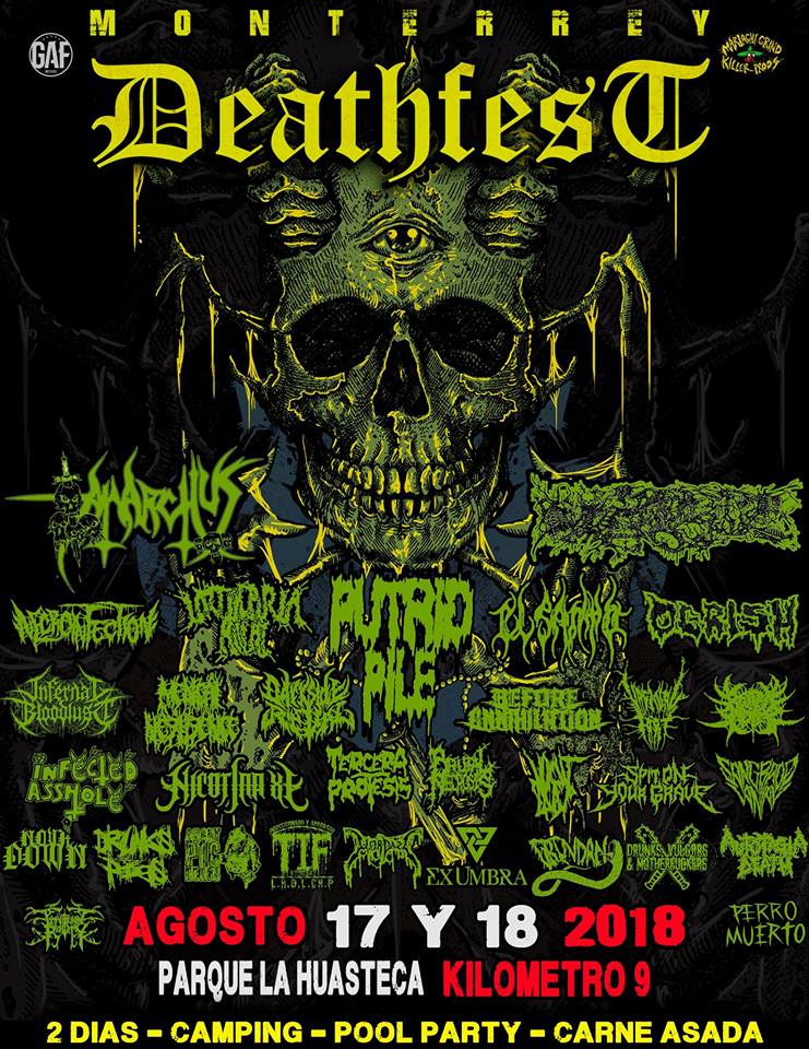 DEB_ALT_RADIO's tweet photo. #MonterreyDeathFest con @ANARCHUS #MedicalNegligence #UrtikariaAnal #PutridPile #BrutalNecrosis #NecroInfectioN, #TIF #LordDiablo #Paracoccidioidomicosisproctitissarcomucosis #Necroside #RottenPork #Vaginal #Fart #LordBelfegor #Dismenorrea #InfernalBloodlust #TerceraPrótesis \m/! https://t.co/VTL3W0C5LJ