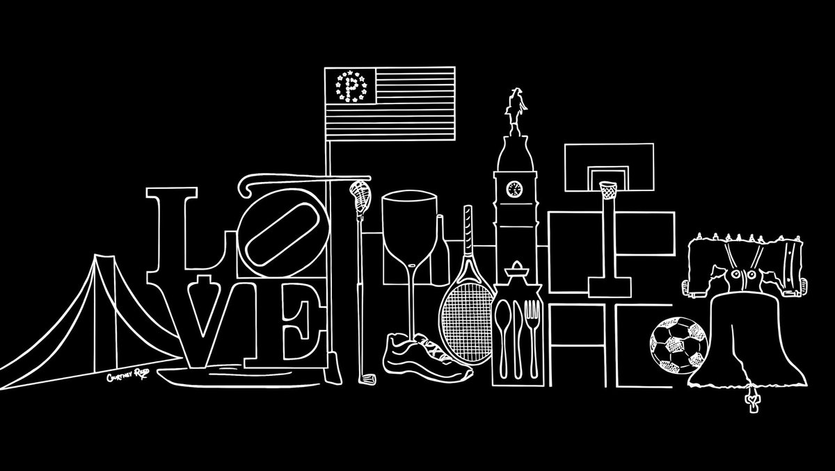 crturquoise's tweet photo. Inspiration ➡️ idea ➡️ pencil drawing ➡️ computer graphic = brings you this piece! Check out @OrigProp‘s story and the meaning behind this artwork. {custom artwork for a larger custom project} https://t.co/ExknuPM2Zu #turquoisecreate #OPACup #PropDown #Philadelphia https://t.co/woK5tW3pvx