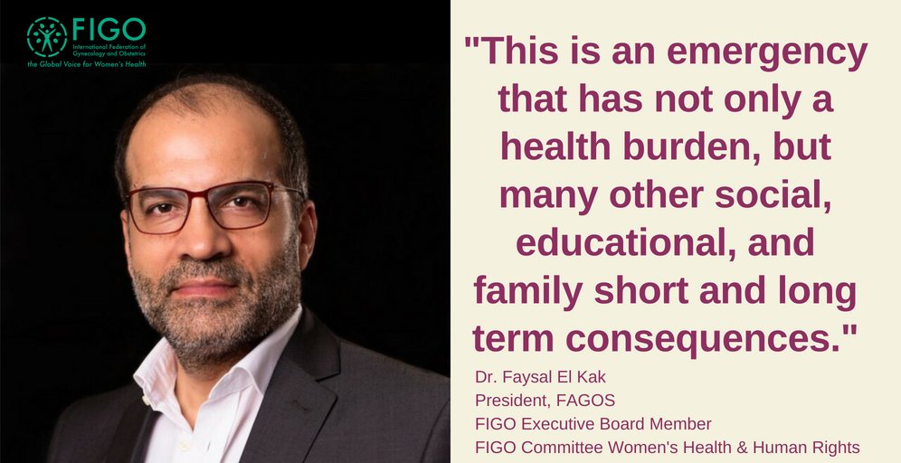FIGOHQ's tweet photo. "The main obsession of the women that I meet is to protect their children" @Drelkak on the importance of healthcare in humanitarian situations #NotATarget https://t.co/LQ2ictiAEp #HumanitarianDa https://t.co/VqOmpvEQDt